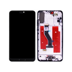 Touch+Display+Frame Huawei P20 Pro with Home+Fingerprint Flex Black Touch+Display+Frame Huawei P20 Pro with Home+Fingerprint Flex Black